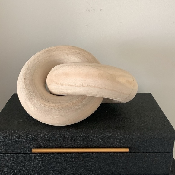 Wooden‎ knot modern organic home decor neutral coffee table shelf - Picture 2 of 5